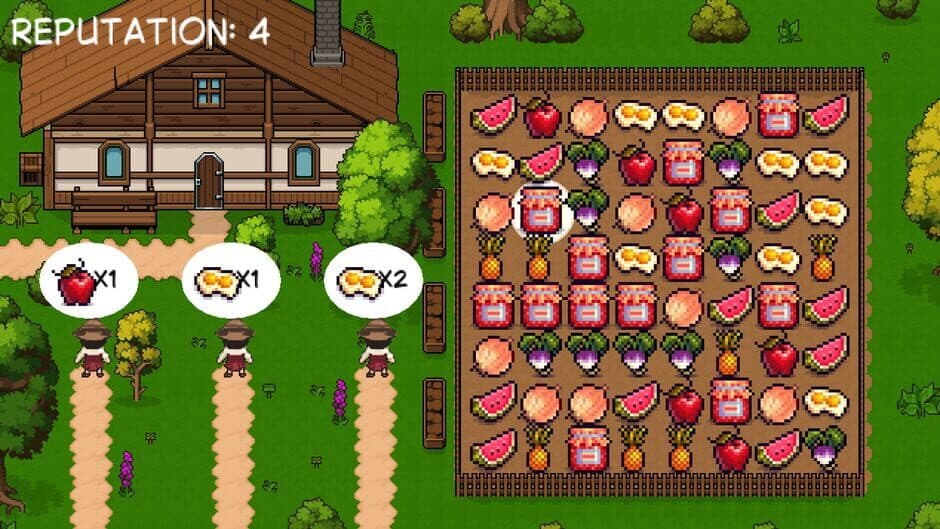 Скриншот 2 из Match Three: Farm Shoppers