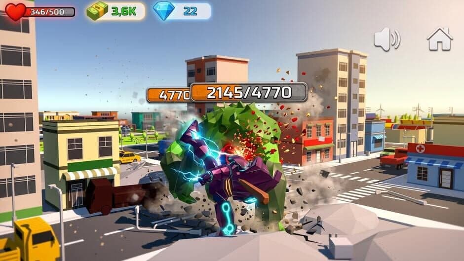 Скриншот 3 из Stickman Monster Battle 3D