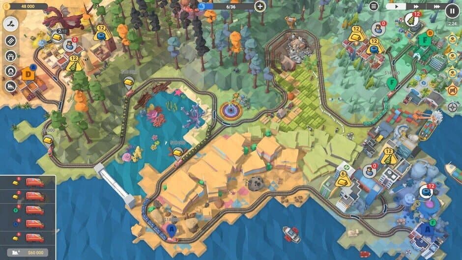 Скриншот 5 из Train Valley 2: Workshop Gems - Amethyst