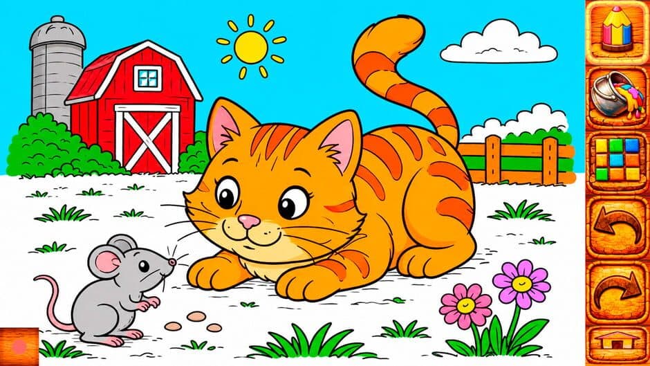 Скриншот 2 из Animal Farm Coloring Book for Kids & Toddlers
