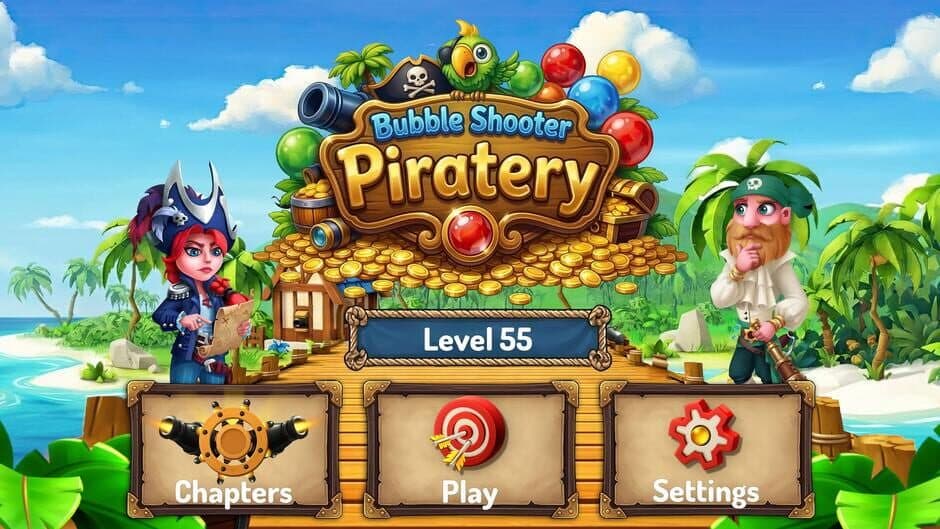 Скриншот 5 из Bubble Shooter Piratey