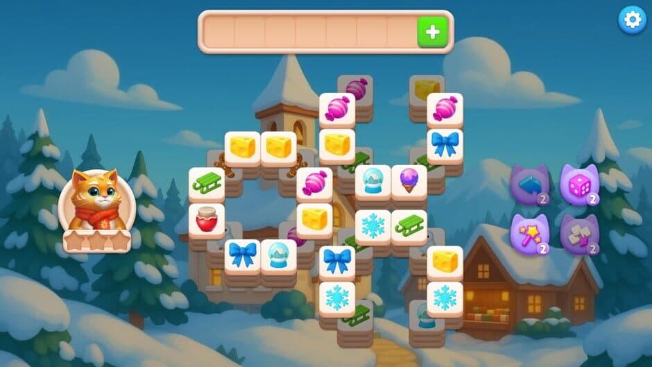 Скриншот 2 из Catjong 2: Pawprints in the Snow
