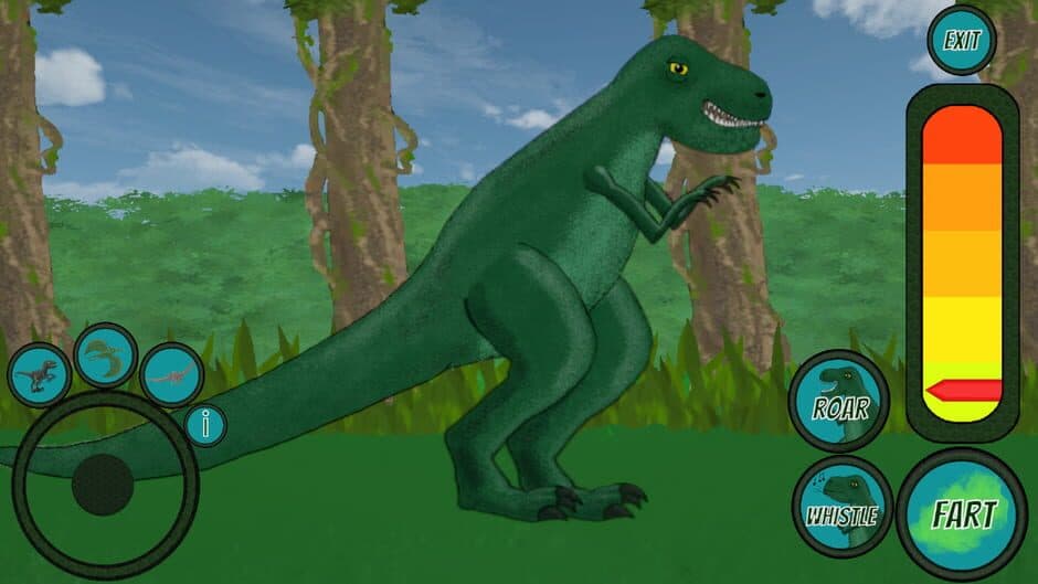 Скриншот 1 из Jurassic Fart Simulator