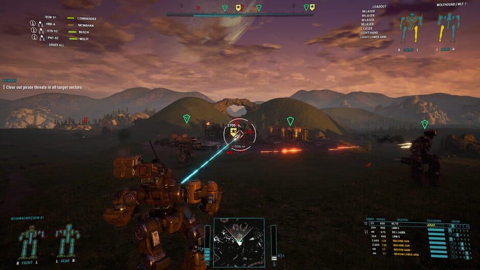 Скриншот 4 из MechWarrior 5: Mercenaries - Chaos Reign