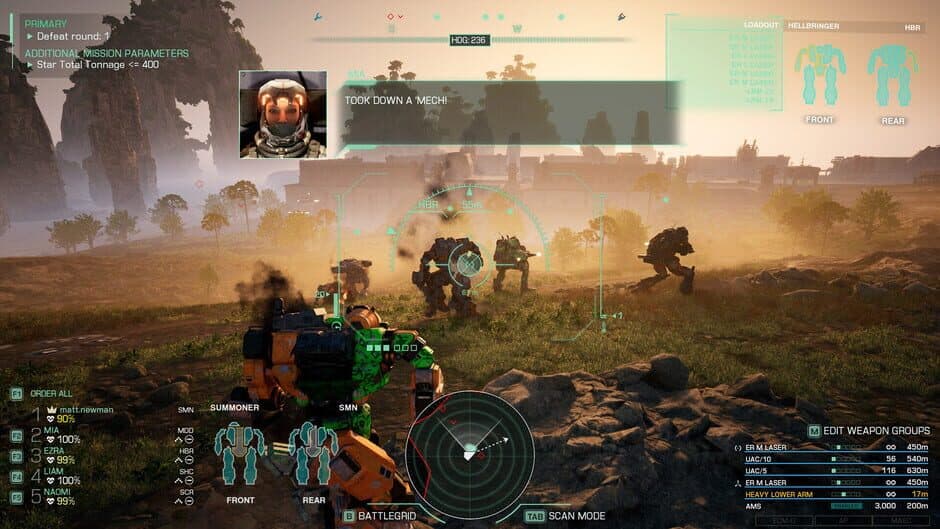 Скриншот 6 из MechWarrior 5: Clans - Trials of War