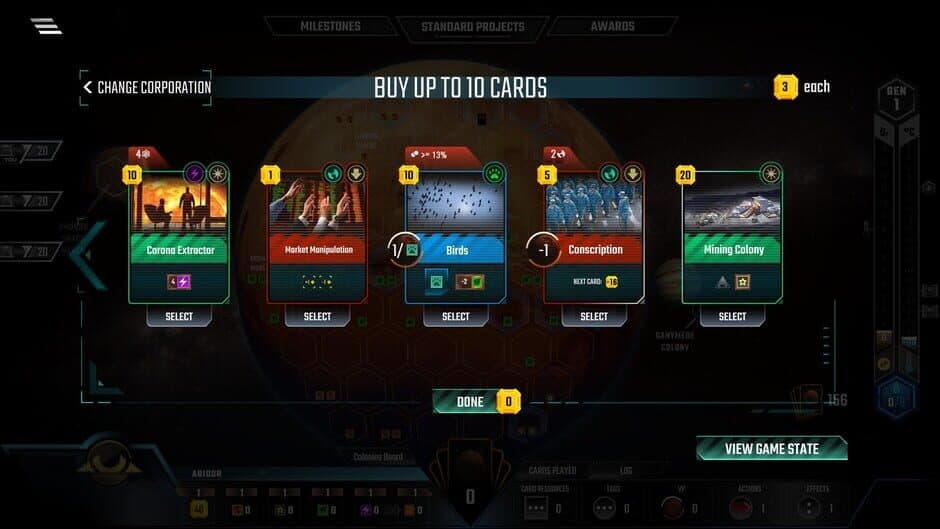 Скриншот 1 из Terraforming Mars: Colonies