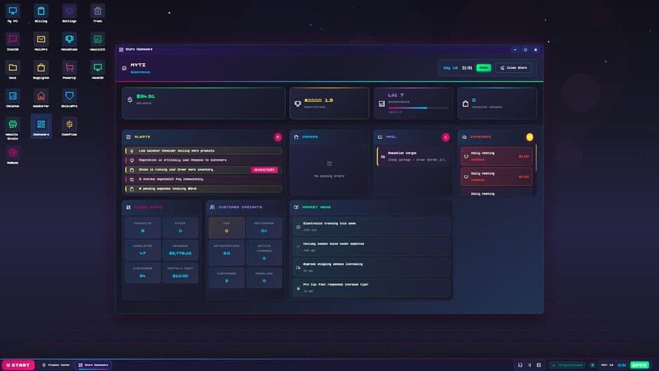 Скриншот 4 из Cart Panic! OS: E-Commerce Tycoon