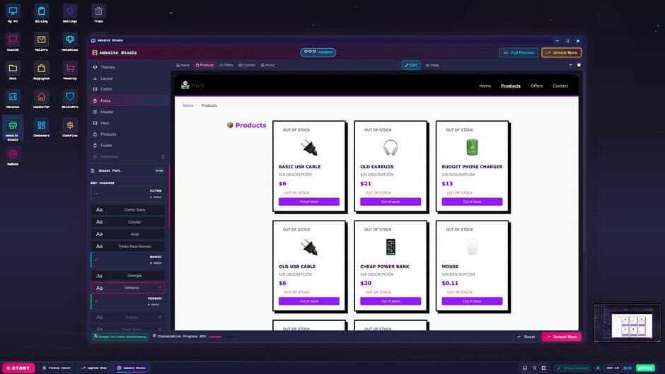 Скриншот 12 из Cart Panic! OS: E-Commerce Tycoon