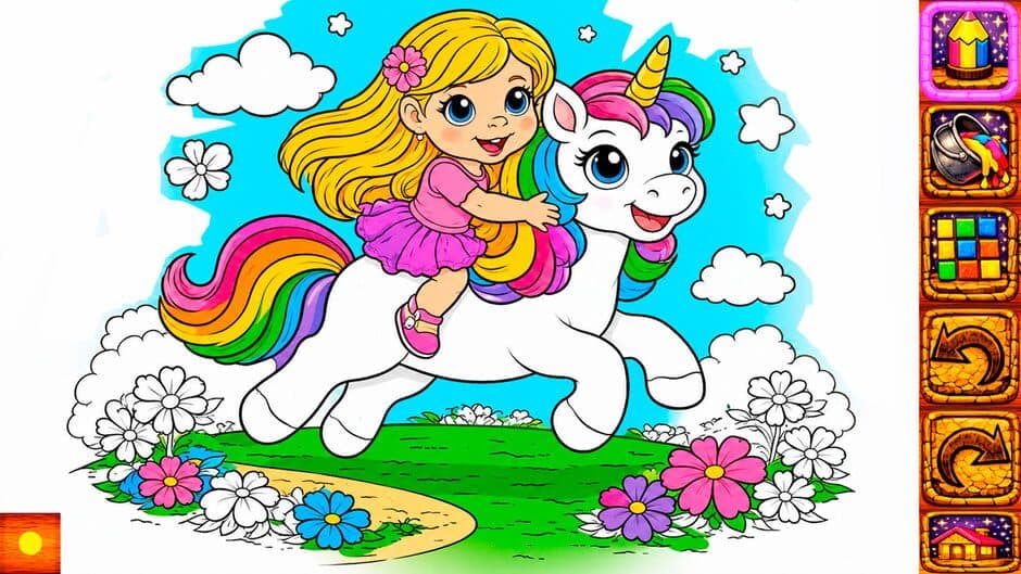 Скриншот 2 из Animal Coloring Book for Kids & Toddlers: Unicorns