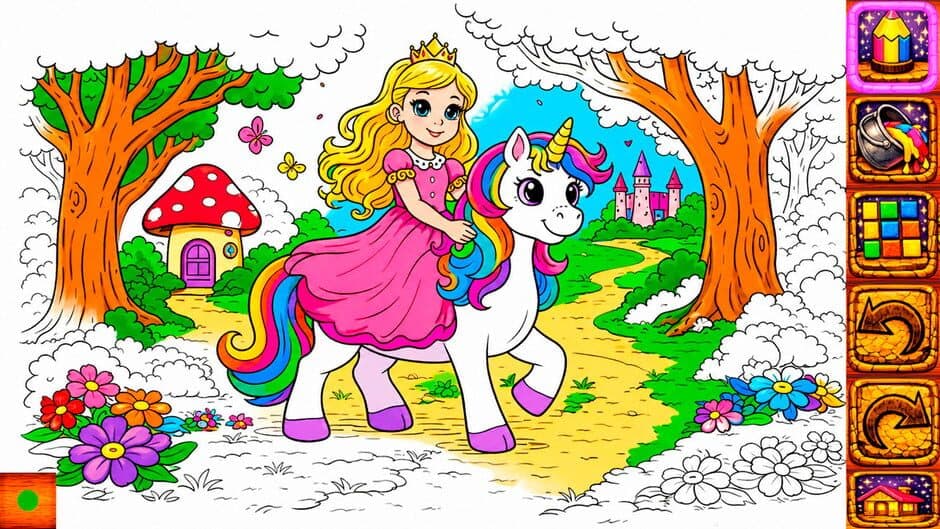 Скриншот 6 из Animal Coloring Book for Kids & Toddlers: Unicorns