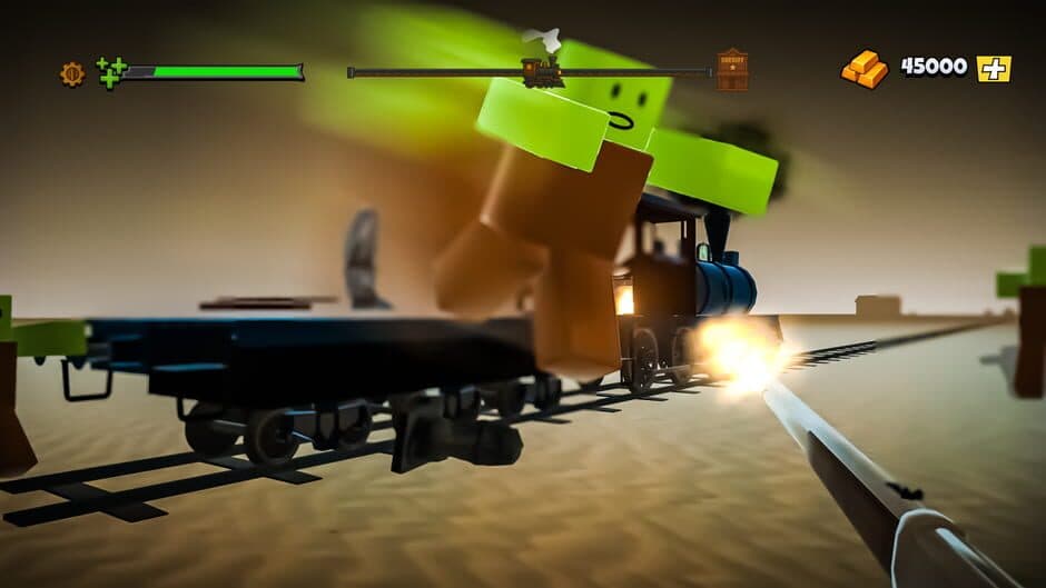 Скриншот 1 из Rails of Dead: Zombie Survival Simulator