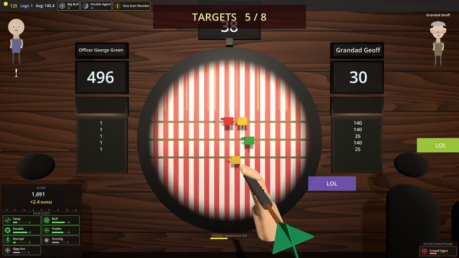 Скриншот 5 из Dorts: A Darts Roguelike