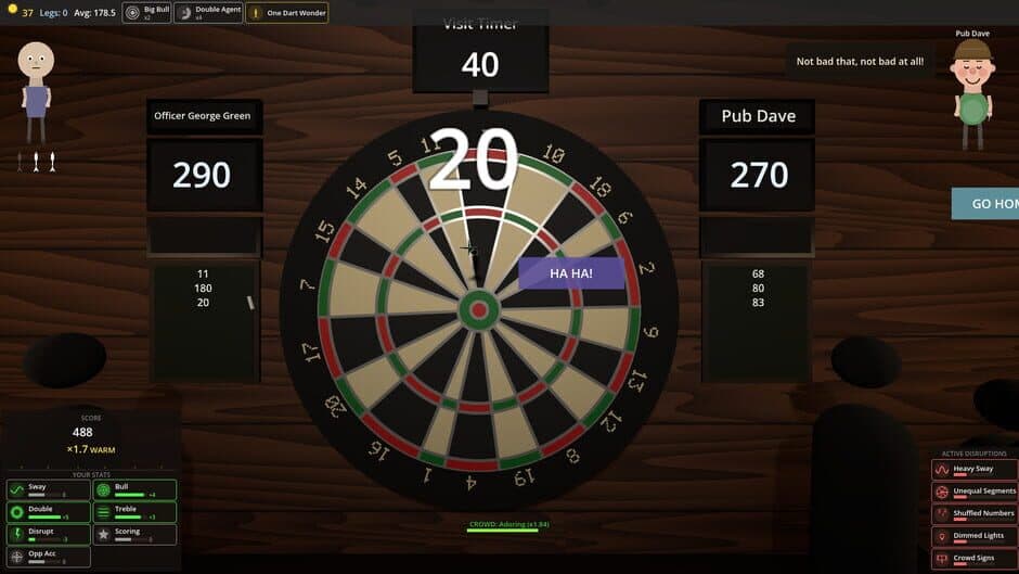 Скриншот 6 из Dorts: A Darts Roguelike