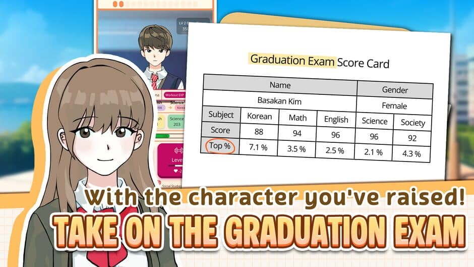Скриншот 1 из Korean Student Simulator