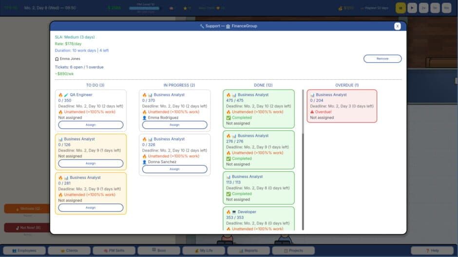 Скриншот 1 из Project Manager Sim