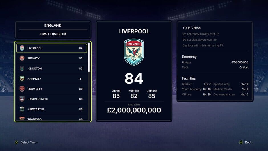 Скриншот 1 из FD 27: Direct Your Football Club