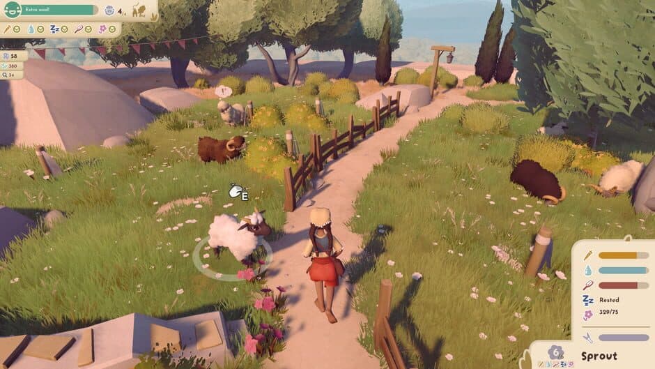 Скриншот 3 из Little Sheep Valley