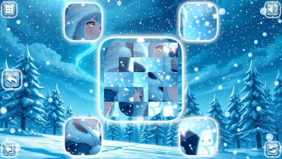 Скриншот 1 из Lovely Anime Puzzle: Winter