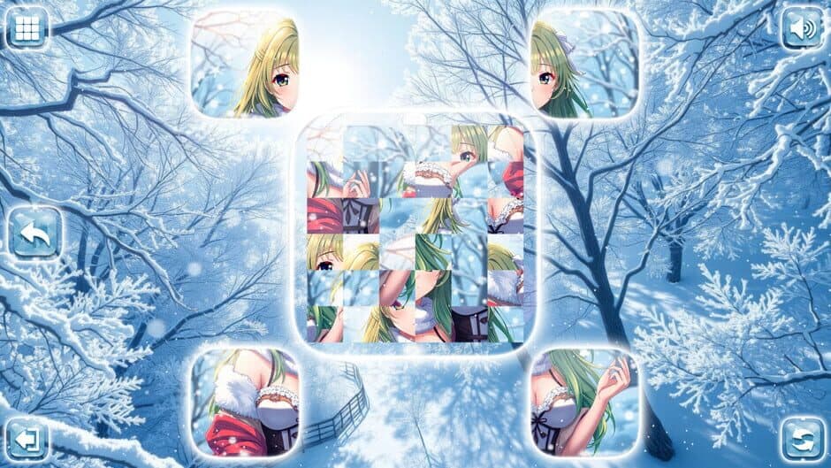 Скриншот 4 из Lovely Anime Puzzle: Winter