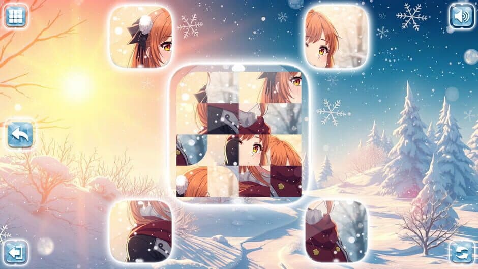 Скриншот 6 из Lovely Anime Puzzle: Winter
