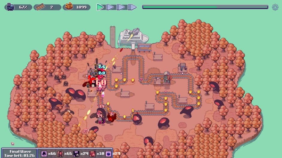 Скриншот 1 из Choo Choo Defenders