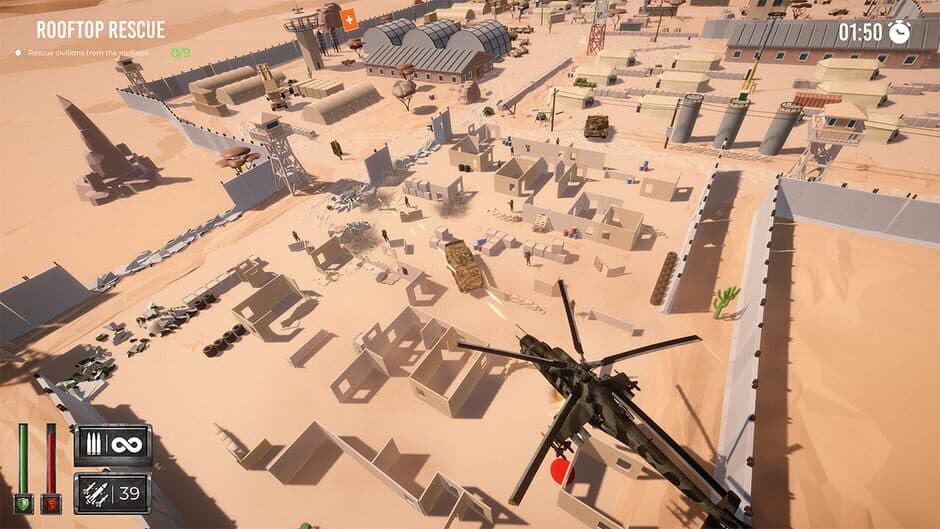 Скриншот 4 из Helicopter Shooter: Hot Ace Heli War Borne