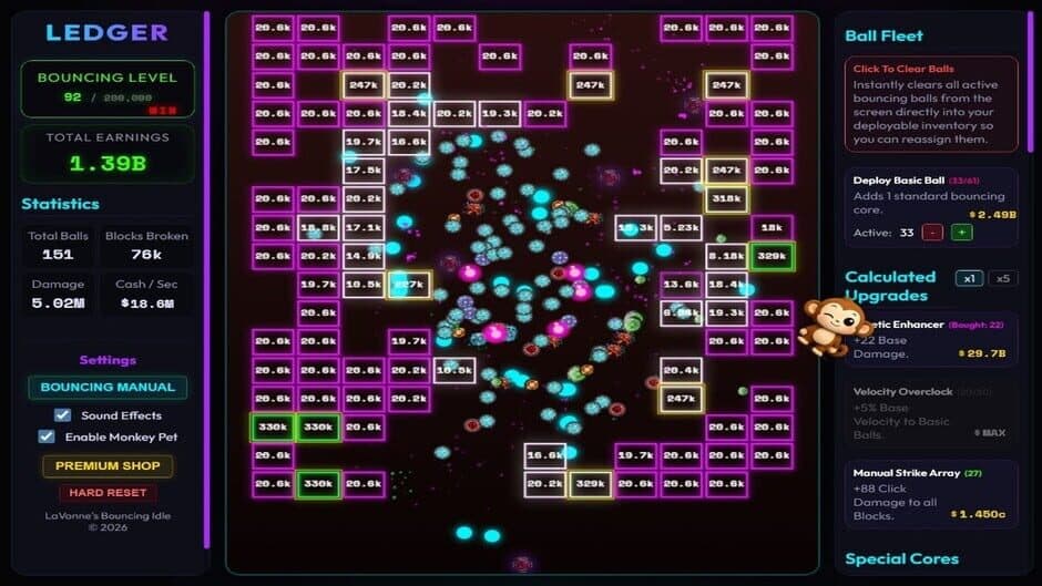 Скриншот 3 из LaVonne's Bouncing Idle