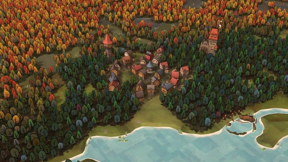 Скриншот 3 из Dorfromantik: Medieval Biome Pack