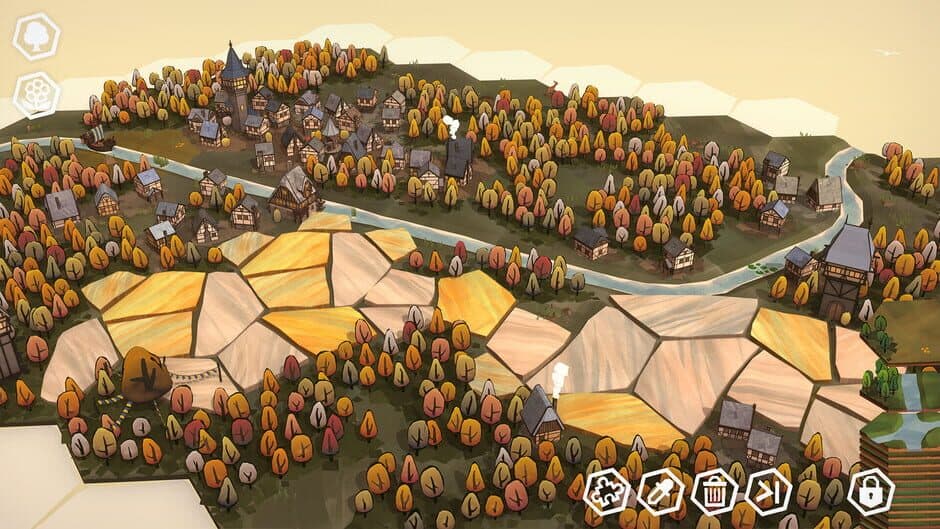 Скриншот 1 из Dorfromantik: Medieval Biome Pack