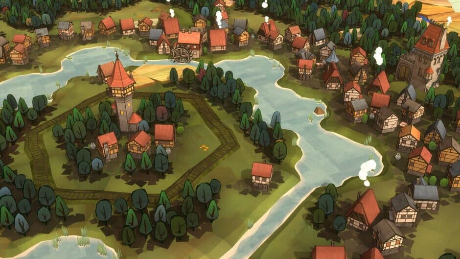 Скриншот 5 из Dorfromantik: Medieval Biome Pack