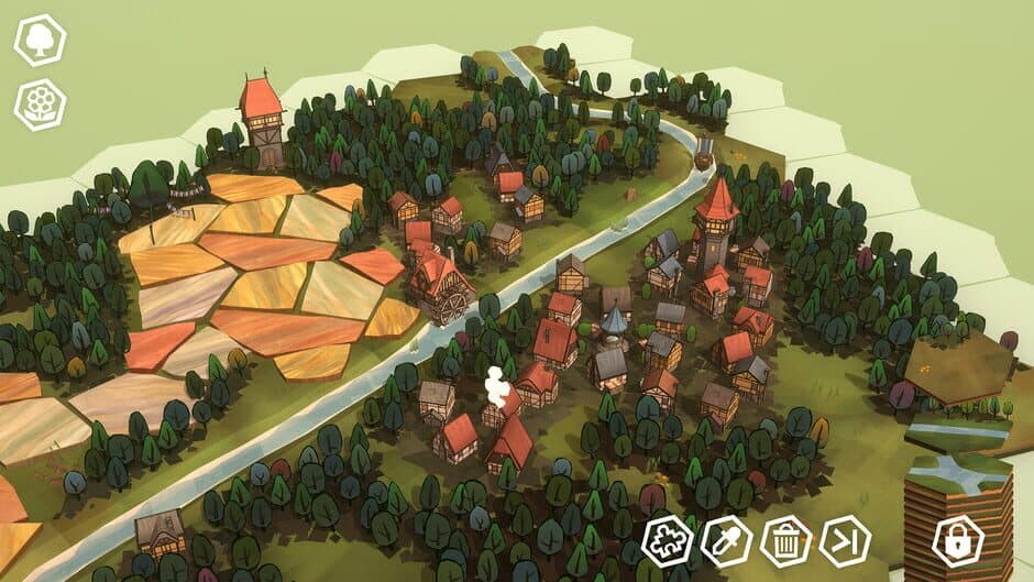 Скриншот 6 из Dorfromantik: Medieval Biome Pack