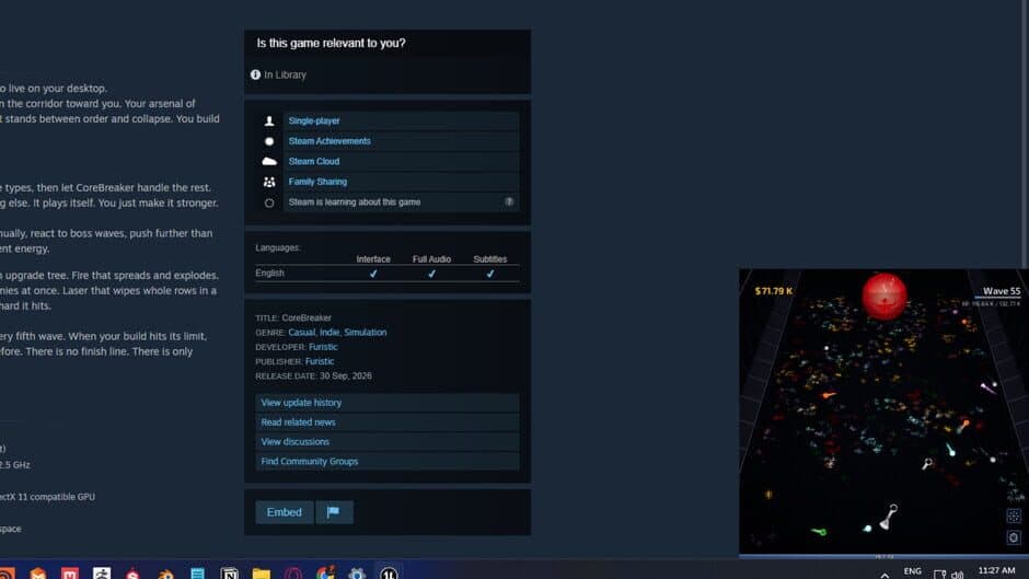 Скриншот 10 из CoreBreaker: Desktop Swarm