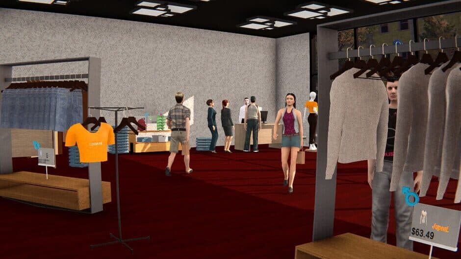 Скриншот 4 из Supermarket & Clothing Store Simulator