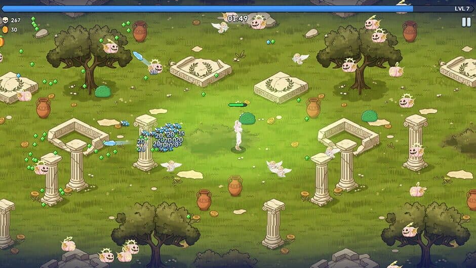 Скриншот 1 из Aphrodite Evolve Weapons Survivor: Greek Gods Versus Heaven