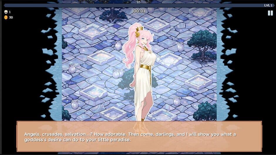 Скриншот 2 из Aphrodite Evolve Weapons Survivor: Greek Gods Versus Heaven