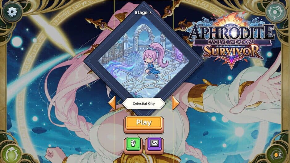 Скриншот 4 из Aphrodite Evolve Weapons Survivor: Greek Gods Versus Heaven