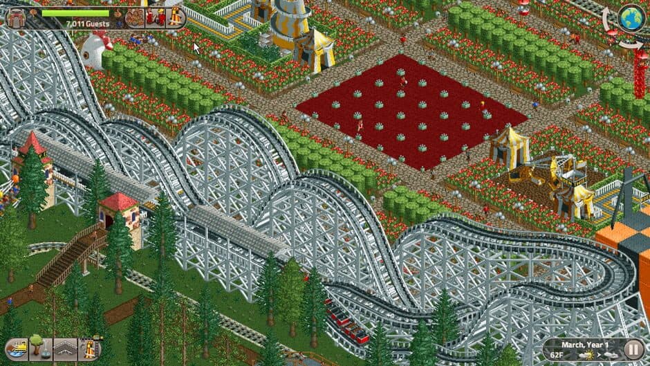 Скриншот 1 из RollerCoaster Tycoon on Nintendo Switch