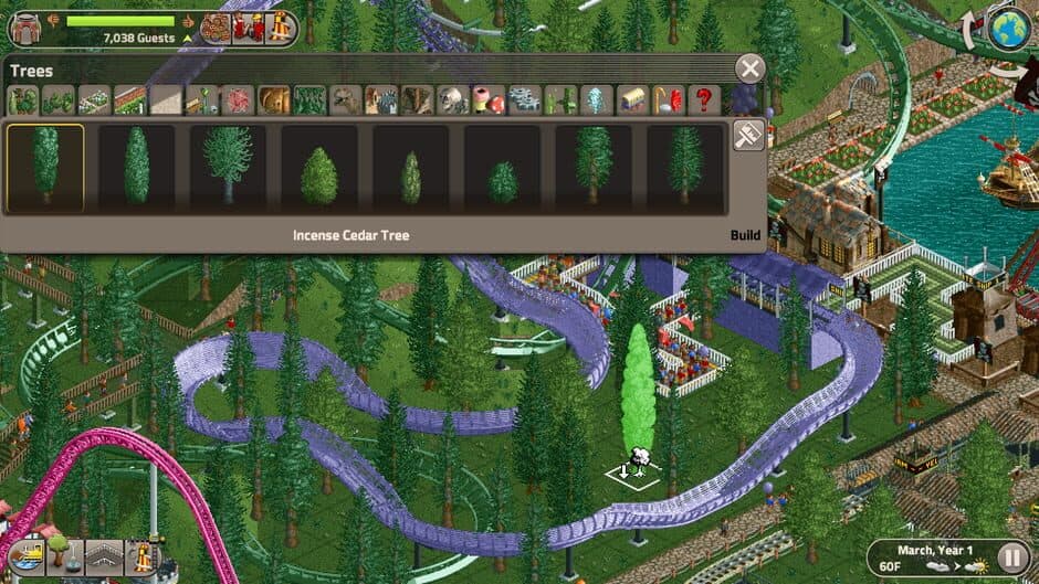 Скриншот 3 из RollerCoaster Tycoon on Nintendo Switch