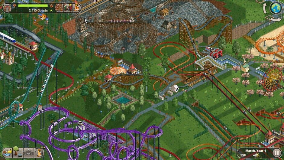 Скриншот 5 из RollerCoaster Tycoon on Nintendo Switch