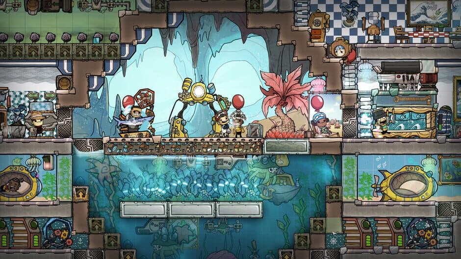 Скриншот 2 из Oxygen Not Included: The Aquatic Planet Pack