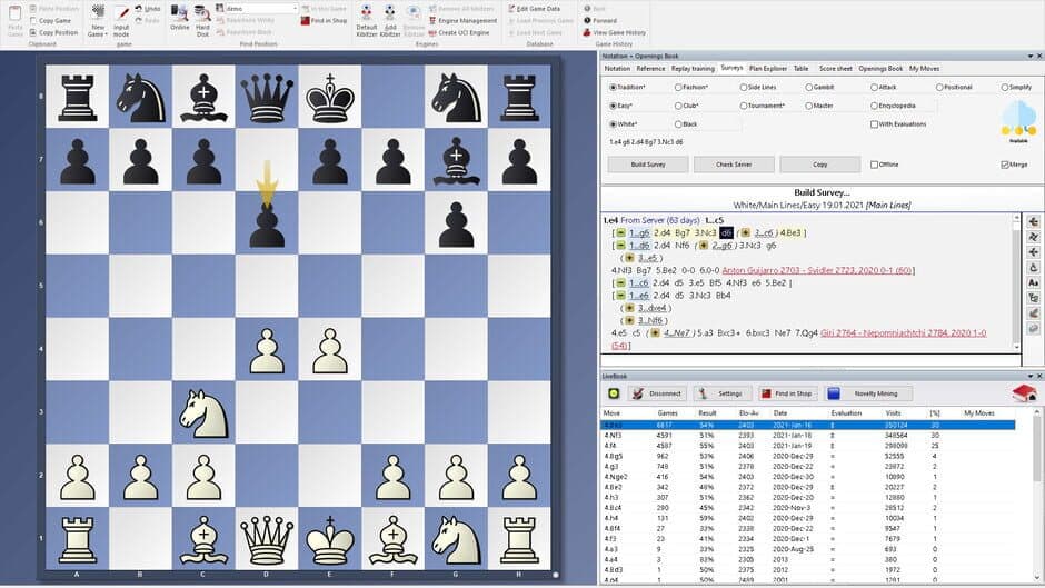 Скриншот 2 из ChessBase 16: Steam Edition