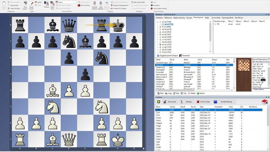 Скриншот 5 из ChessBase 16: Steam Edition