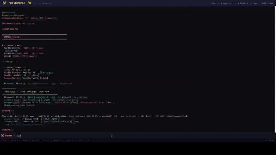 Скриншот 2 из Silverbrook: a Text-Based RPG