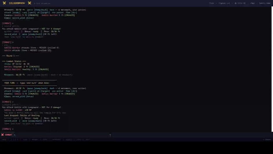 Скриншот 4 из Silverbrook: a Text-Based RPG