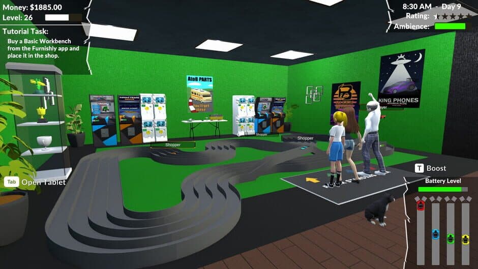 Скриншот 1 из Pocket Racer Shop Sim