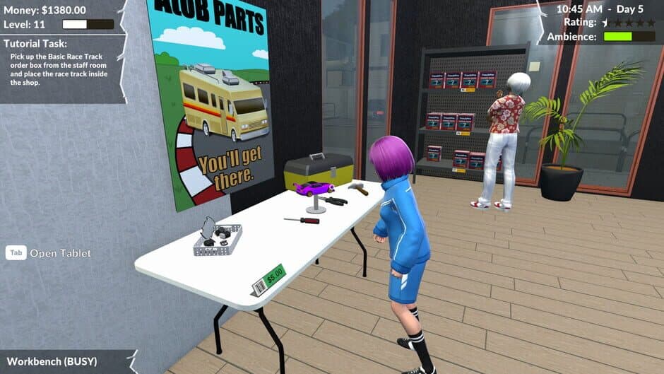 Скриншот 8 из Pocket Racer Shop Sim