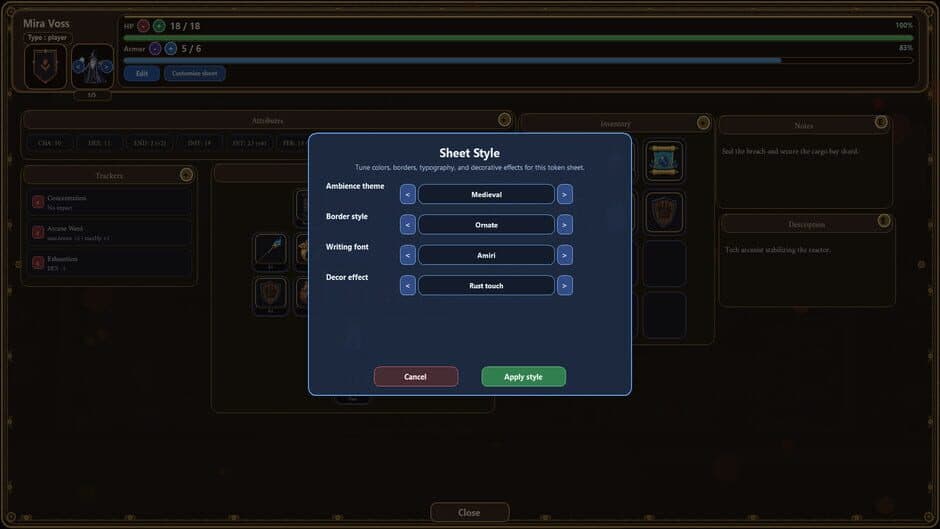 Скриншот 2 из RP2D Virtual Tabletop