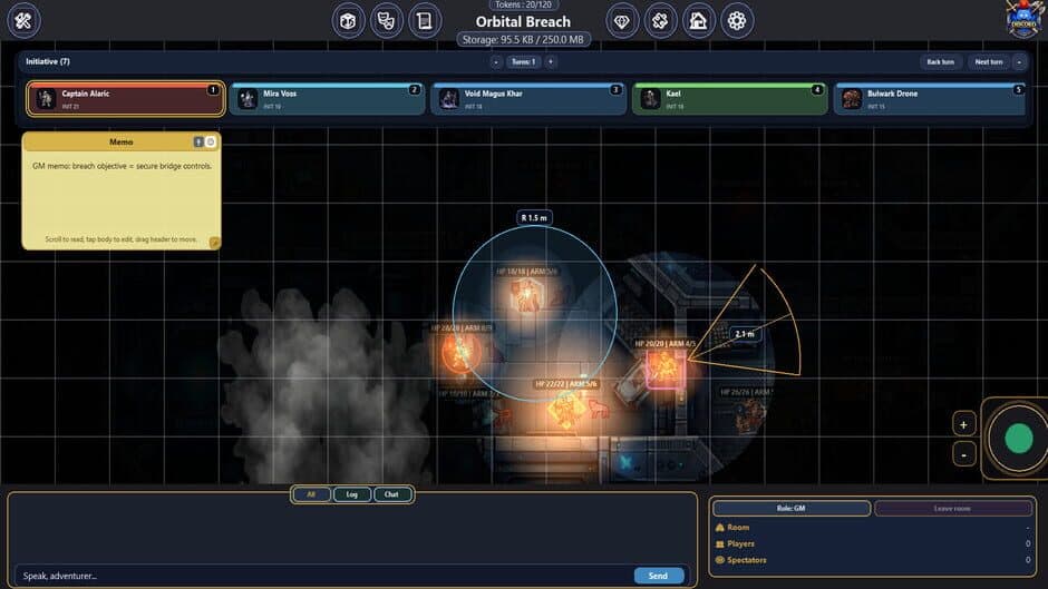 Скриншот 1 из RP2D Virtual Tabletop