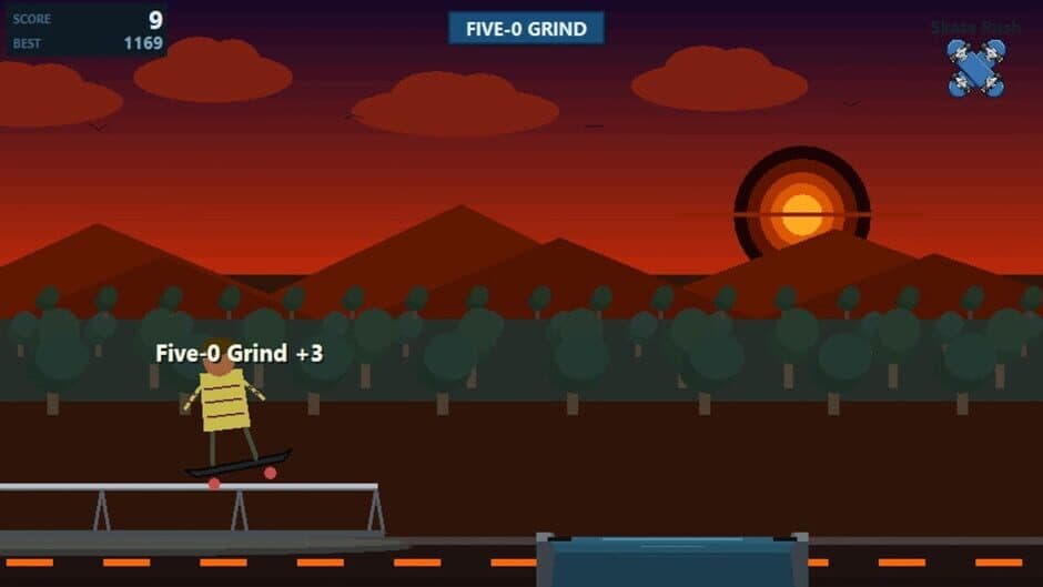 Скриншот 2 из Skate Rush: 90s Retro Arcade