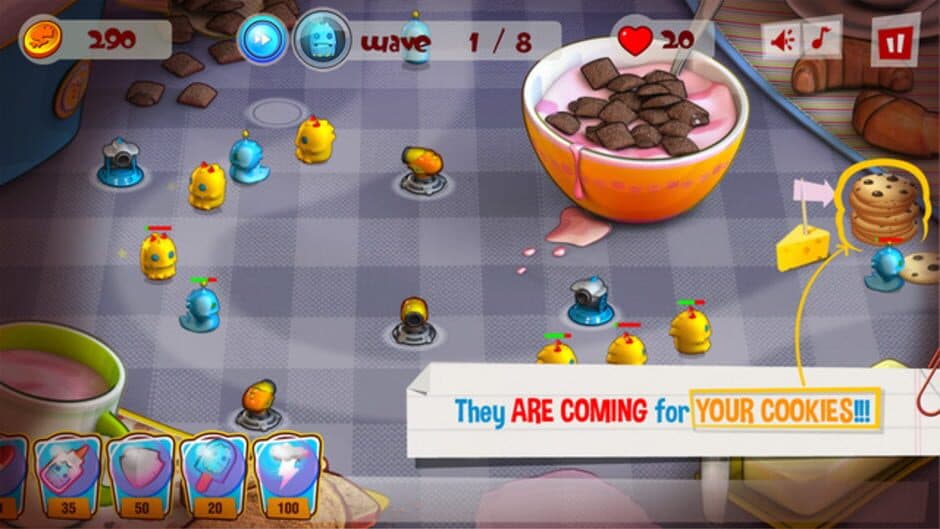 Скриншот 1 из Cookie Gluttons TD
